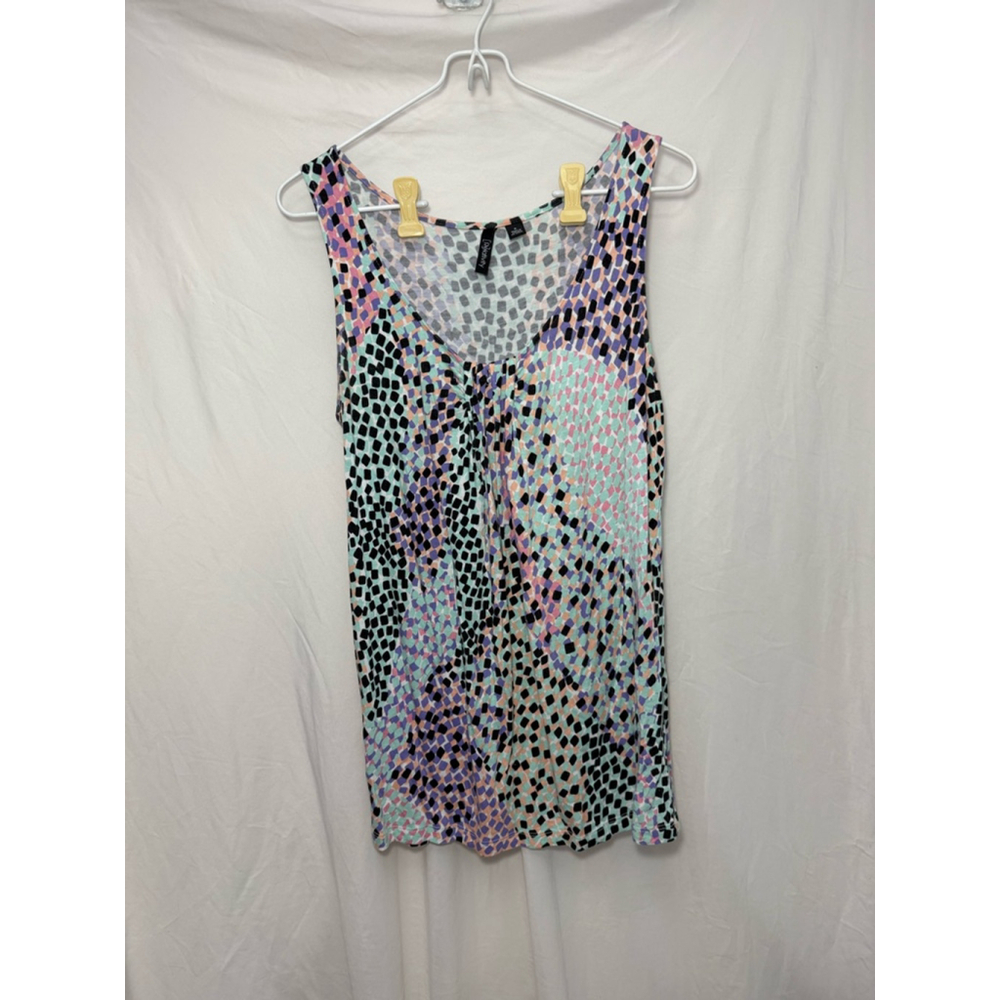 Women's Pastel Tank Top Size S Multi-color